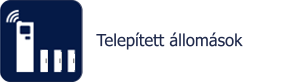 Telepített állomások